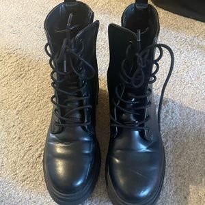 Bridget combat style boots